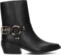 Omoda Mexi-14 Enkellaarsjes Enkelboots met rits Dames Zwart - Thumbnail 3