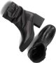 Omoda Farma-09 Enkelboots Enkellaarsjes Dames Zwart - Thumbnail 5