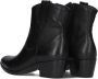 Omoda Dallas Enkellaarsjes Enkelboots met rits Dames Zwart - Thumbnail 3