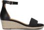 Omoda 0577-3b Espadrilles Zomer Schoenen Dames Zwart - Thumbnail 3