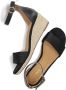 Omoda 0577-3b Espadrilles Zomer Schoenen Dames Zwart - Thumbnail 6