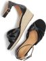 Omoda 0577-5 Espadrilles Zomer Schoenen Dames Zwart - Thumbnail 6