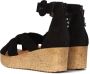 Omoda 722028 Sandalen Met Sleehak Dames Zwart - Thumbnail 3