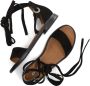 Omoda M05084 Sandalen Dames Zwart - Thumbnail 5