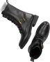 Omoda Lpdungaball-38 Veterboots Laarzen Met Veters Dames Zwart - Thumbnail 4