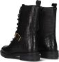 Omoda Lpdungaball-38 Veterboots Laarzen Met Veters Dames Zwart - Thumbnail 2