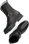 Omoda Lpsophie-41 Veterboots Laarzen Met Veters Dames Zwart - Thumbnail 4