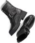 Omoda Luna-42 Veterboots Laarzen Met Veters Dames Zwart - Thumbnail 5