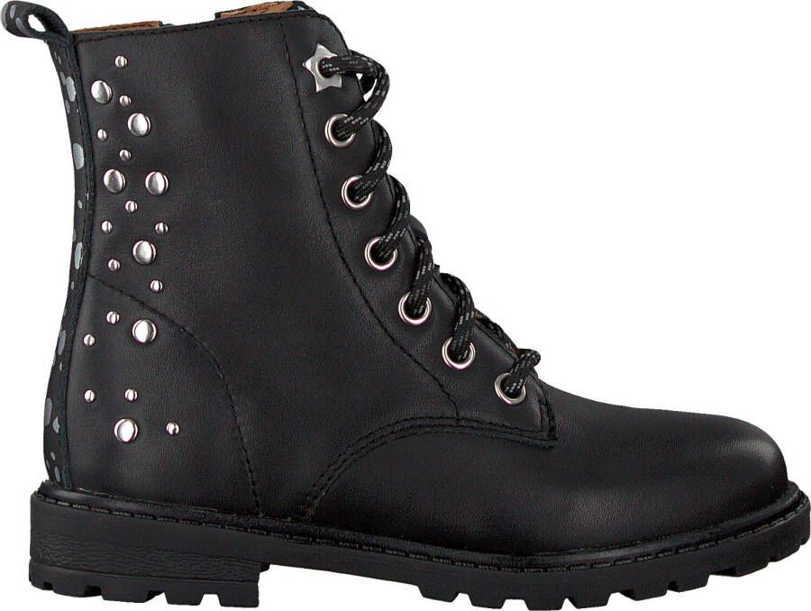 Omoda Zwarte Veterboots Om120554