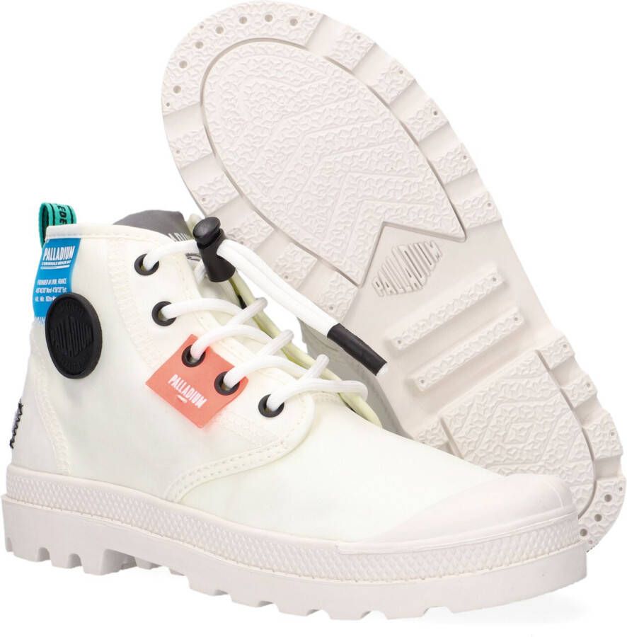 Palladium Witte Hoge Sneaker Overlab Neon Pampa K