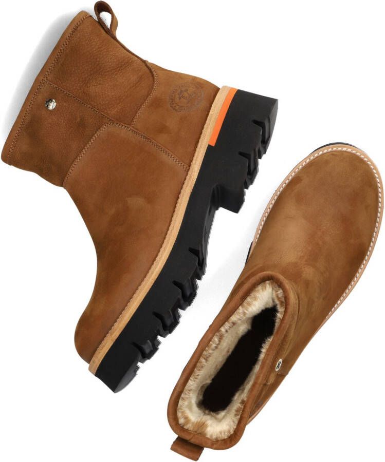 Panama Jack Laia B4 Enkellaarsjes cognac Nubuck Dames - Foto 7