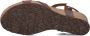 Panama Jack Julia Clay dames sandaal op sleehak Cognac - Thumbnail 9