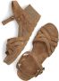 Panama Jack Vera Sandalen Met Sleehak Dames Bruin - Thumbnail 8