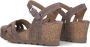 Panama Jack Vera Sandalen Met Sleehak Dames Taupe - Thumbnail 7