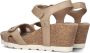 Panama Jack Julia Sandalen Met Sleehak Dames Taupe - Thumbnail 4