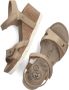 Panama Jack Julia Sandalen Met Sleehak Dames Taupe - Thumbnail 6