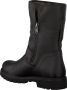 PANAMA JACK Singapur B22 Zwart Leer Biker boots Dames - Thumbnail 5