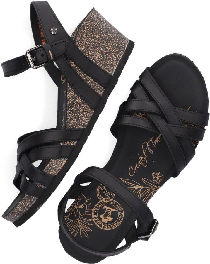PANAMA JACK Zwarte Sandalen Vera