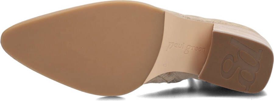 PAUL GREEN Beige Enkellaarsjes 8125