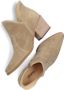 Paul Green 8125 Enkellaarsjes Enkelboots met rits Dames Beige - Thumbnail 5