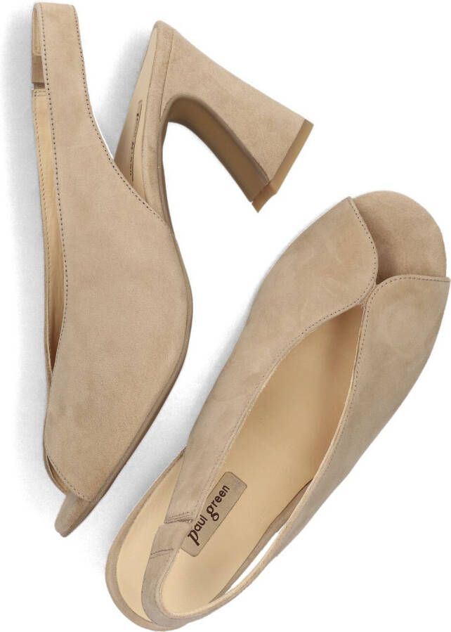 PAUL GREEN Beige Slingbacks 6038