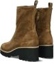 Bruin Tinten 9017 Enkelboots Enkellaarsjes Dames Bruin - Thumbnail 4