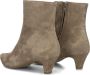 Paul Green 8288 Enkellaarsjes Enkelboots met rits Dames Camel - Thumbnail 4