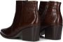 PAUL GREEN Enkellaarsjes Dames 9780 Maat: 42 Materiaal: Leer Kleur: Bruin - Thumbnail 5