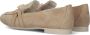 Paul Green Beige Suède Loafers met Ronde Neus Beige Dames - Thumbnail 8