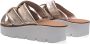 Paul Green 7641 Slippers Dames Goud - Thumbnail 4