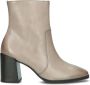 Paul Green 9076 Enkellaarsjes Enkelboots met rits Dames Taupe - Thumbnail 5