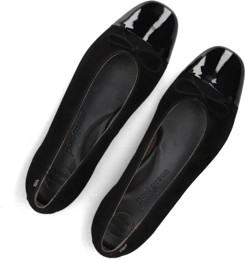 PAUL GREEN Zwarte Ballerina's 056