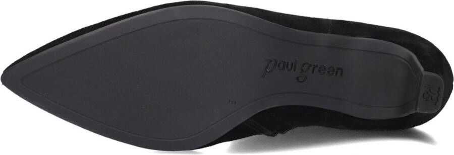 PAUL GREEN Zwarte Enkellaarsjes 8288