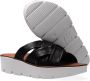 PAUL GREEN Slippers Dames 7641 Maat: 39 Materiaal: Leer Kleur: Zwart - Thumbnail 6
