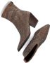 Pedro Miralles 25534 Enkellaarsjes Enkelboots met rits Dames Taupe - Thumbnail 4