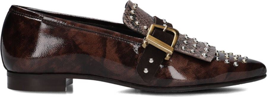 PERTINI Bruine Loafers 33065