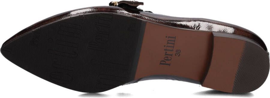 PERTINI Bruine Loafers 33065