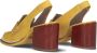 PERTINI Slingbacks Dames 32578 Maat: 39 5 Materiaal: Leer Kleur: Geel - Thumbnail 3