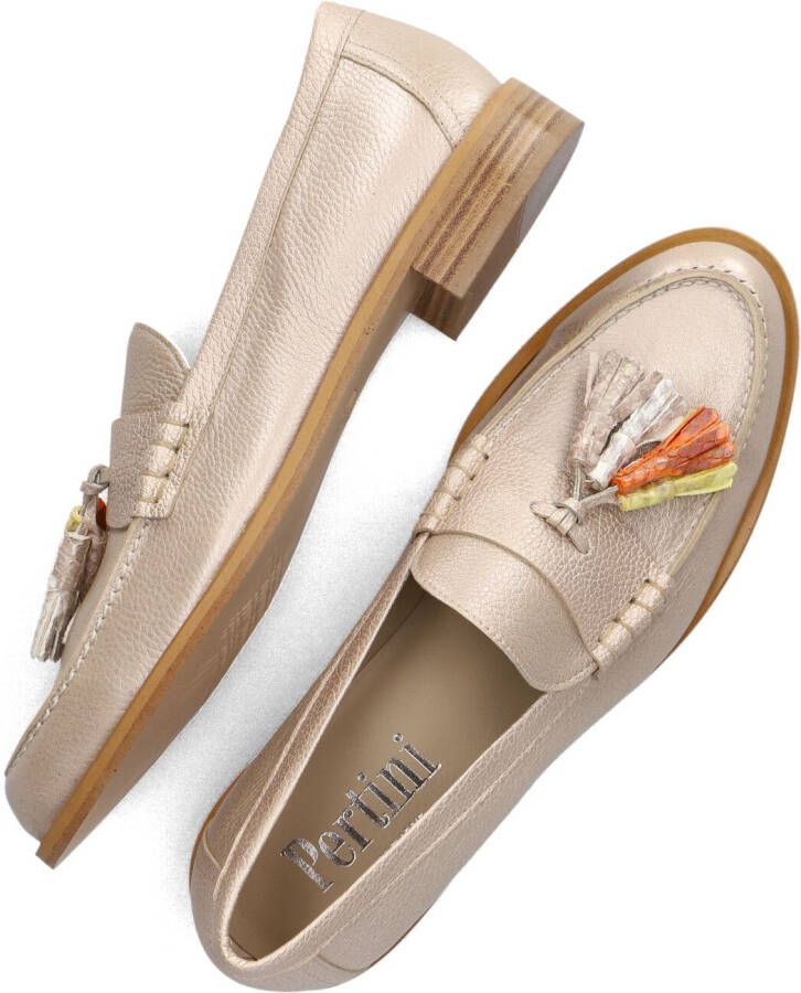 PERTINI Gouden Loafers 33355