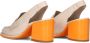 Pertini 33053 Loafers Instappers Dames Oranje - Thumbnail 4
