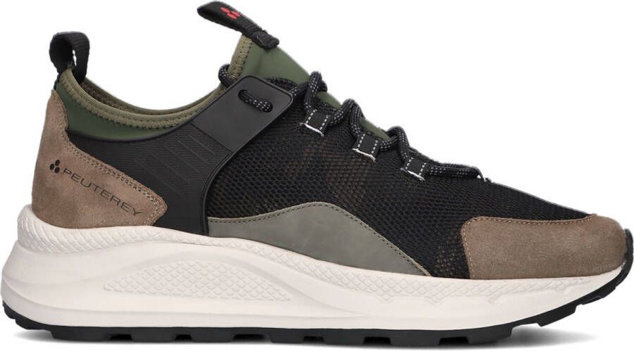 Peuterey Groene Lage Sneakers Panther Camu