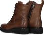 Piedi Nudi 634232 Veterboots Laarzen Met Veters Dames Cognac - Thumbnail 4