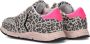 Pinocchio F1584 suède sneakers met panterprint beige roze - Thumbnail 4