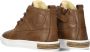 Pinocchio P2851 Hoge sneakers Leren Sneaker Jongens Kids Bruin - Thumbnail 3