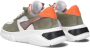 Pinocchio P1090 Lage sneakers Leren Sneaker Jongens Kids Groen - Thumbnail 6