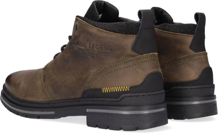 PME Legend Fleetman Veterboots Laarzen Met Veters Heren Groen - Schoenen.nl