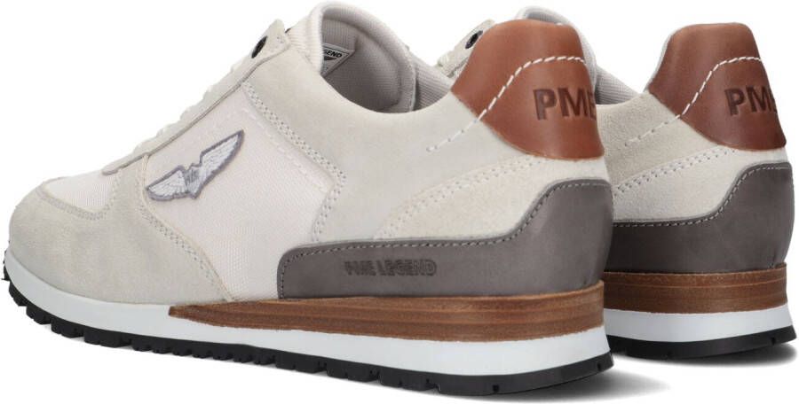 PME Legend Witte Lage Sneakers Lockplate