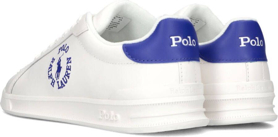 Polo Ralph Lauren Witte Lage Sneakers Hrt Crt