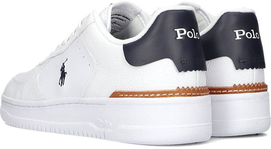 Polo Ralph Lauren Witte Lage Sneakers Master Crt Low Top