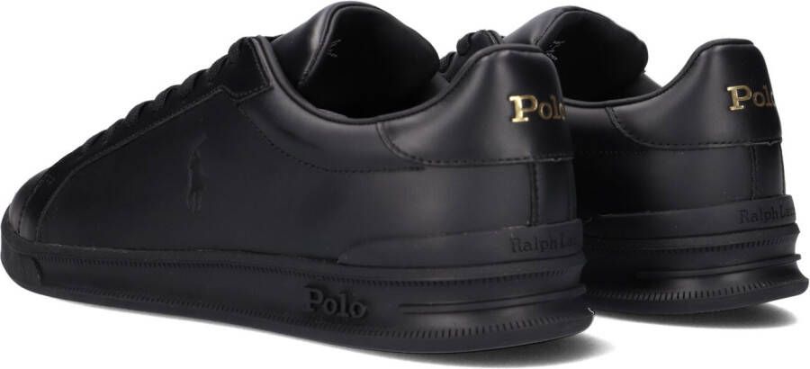 Polo Ralph Lauren Zwarte Lage Sneakers Hrt Ct Ii Top Lace